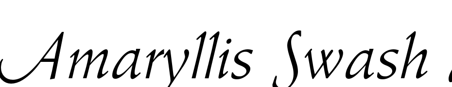 Amaryllis Swash Regular DB Yazı tipi ücretsiz indir